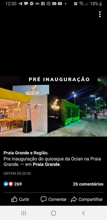 Apto Ocian Centro Praia Grande Екстериор снимка